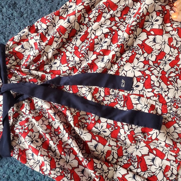 VINEYARD VINES for Target Women's Hibiscus Whale, Strappy, V-Neck Dress, S - Picture 7 of 7